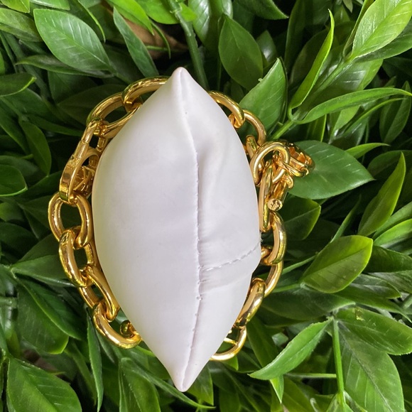 Michael Kors Goldtone Link Toggle Logo Branding Bracelet - Picture 4 of 16